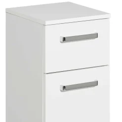 Weiße Badeinrichtung Möbelset - Ardin (vierteilig)