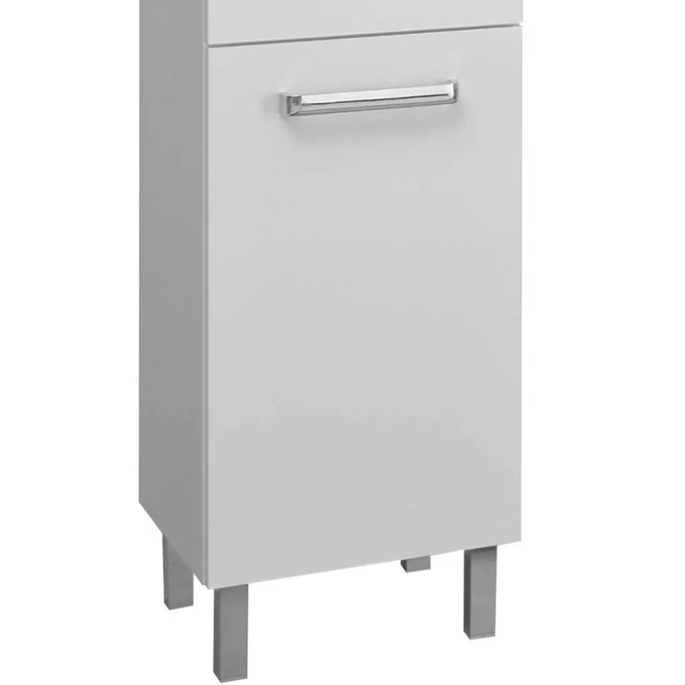 Weiße Badeinrichtung Möbelset - Ardin (vierteilig)