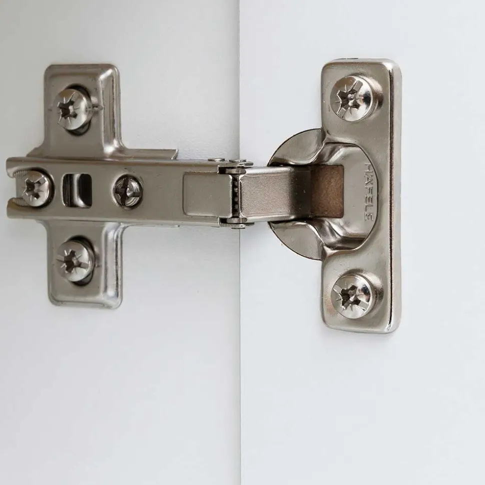 Weiße Badezimmermöbel Einrichtung - Lasdias (fünfteilig)