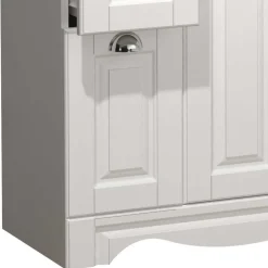 Weiße Badmöbel klassisch Set - Akira (dreiteilig)