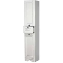 Weiße Badmöbel klassisch Set - Akira (dreiteilig)