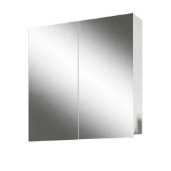 Weiße Badmöbel Kombi Set - Sua (vierteilig)