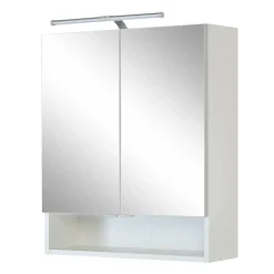 Weiße Badmöbel Kombi zum Aufstellen - Skiranov (vierteilig)