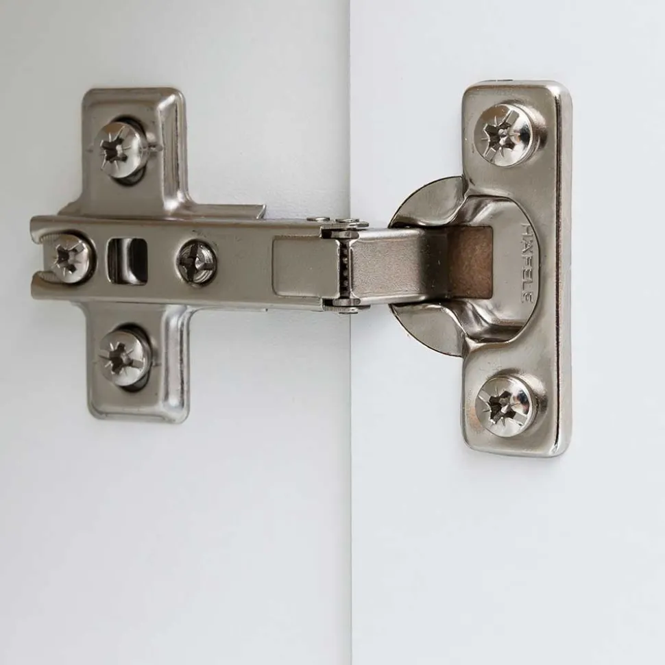 Weiße Badmöbel Kombi zum Aufstellen - Skiranov (vierteilig)