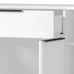 Weiße Büromöbel Kombination - Sparkle (vierteilig)