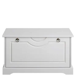 Weiße Flurbank mit Schuhklappe - Vesrav