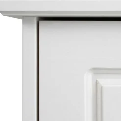 Weiße Flurbank mit Schuhklappe - Vesrav