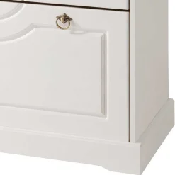 Weiße Flurmöbel im Landhausstil - Vesrav (dreiteilig)