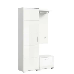 Weiße Garderobenmöbel aus Holzwerkstoff - Rugova
