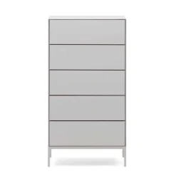 Weiße Hochkommode mit Bodenfreiheit - Dresconio