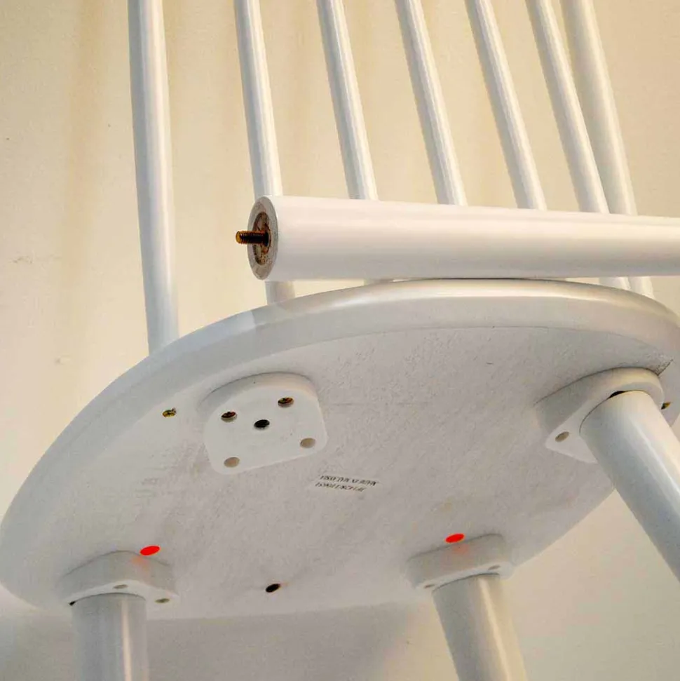 Weiße Holzstühle aus Massivholz - Valtoma (4er Set)