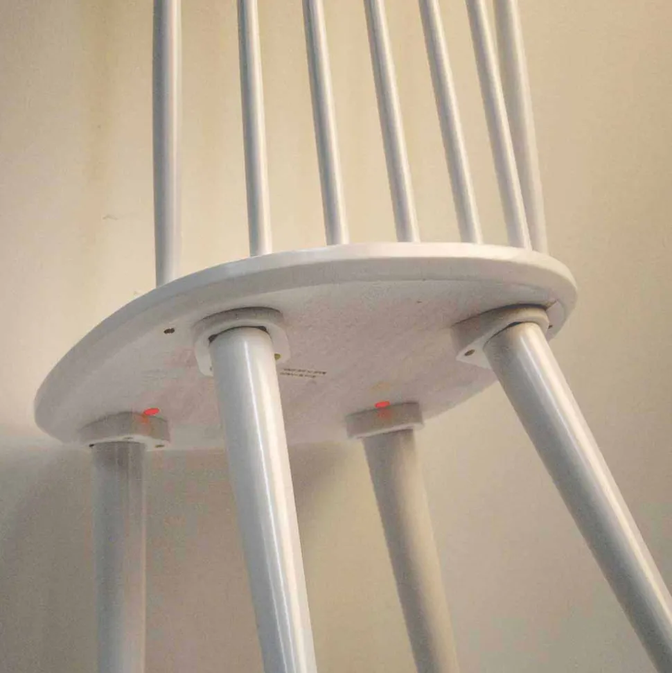 Weiße Holzstühle aus Massivholz - Valtoma (4er Set)