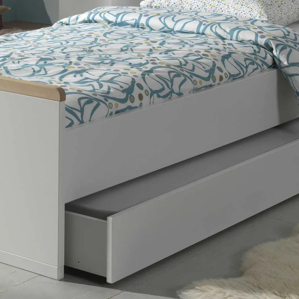 Weiße Jugendzimmermöbel im Set - Eldrus (sechsteilig)