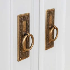 Weiße Kombi-Kommode im Landhausstil - Presto