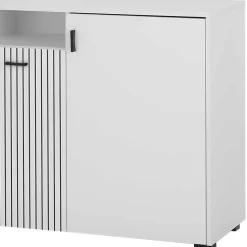 Weiße Kombi-Kommode mit 1,50 m Breite - Dualkos