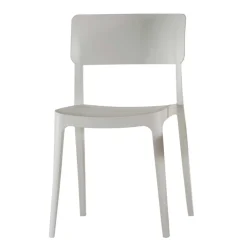 Weiße Kunststoffstühle Indoor und Outdoor - Laois (4er Set)