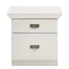 Weiße Nachtkommode 58 cm breit - Satumare