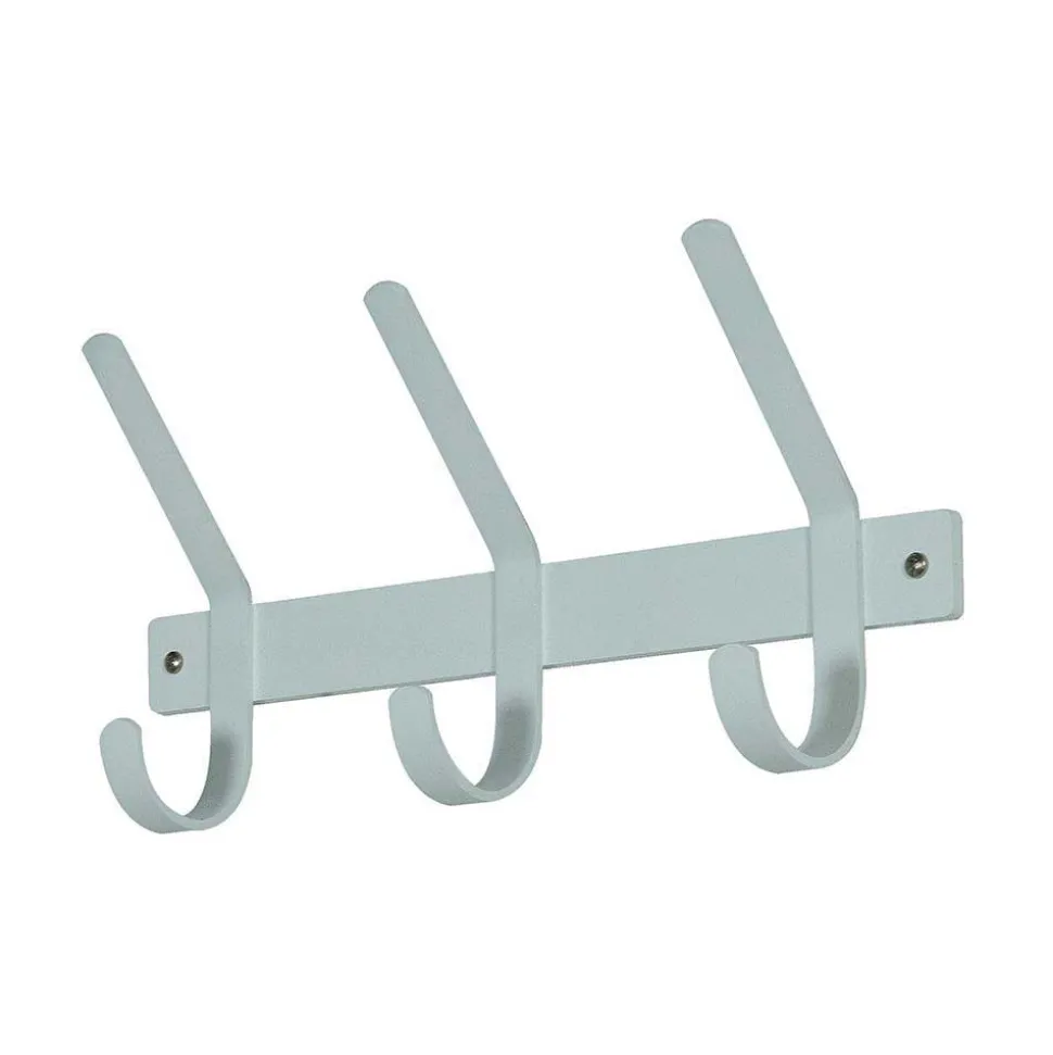 Weiße Stahl Garderobe für Wandmontage - Remania