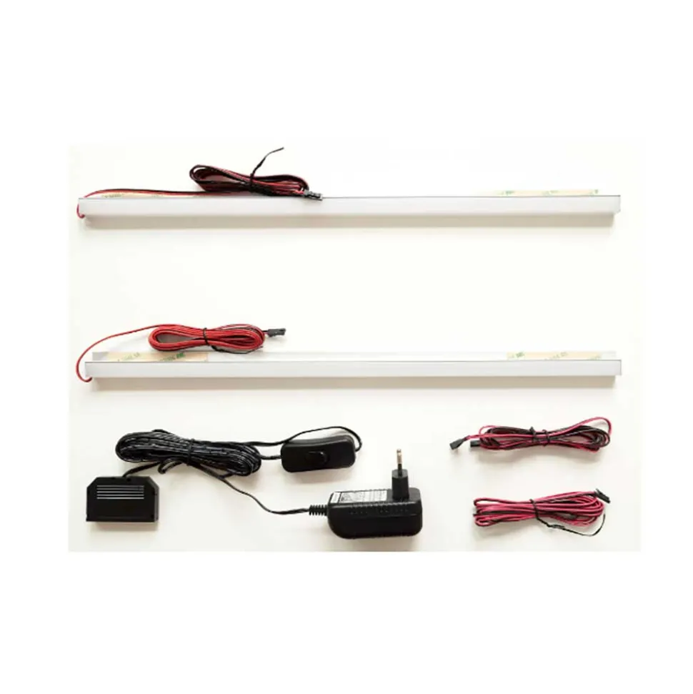 Weiße Stauraumvitrine in modernem Design - Loazin