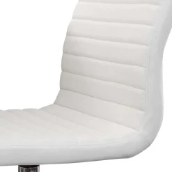 Weiße Stühle drehbar - Basel (4er Set)