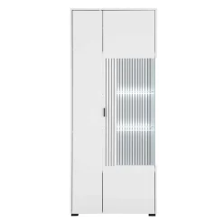 Weiße Vitrine fürs Wohnzimmer - Dualkos