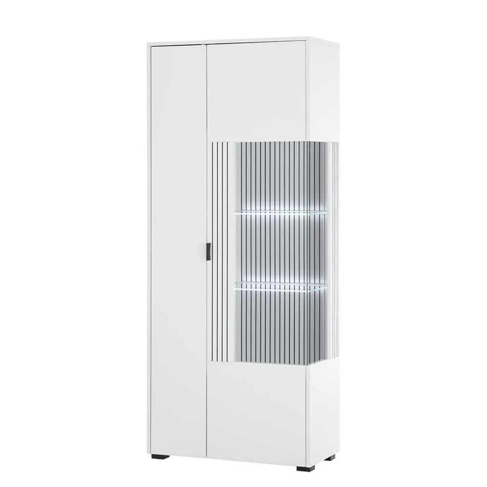 Weiße Vitrine fürs Wohnzimmer - Dualkos