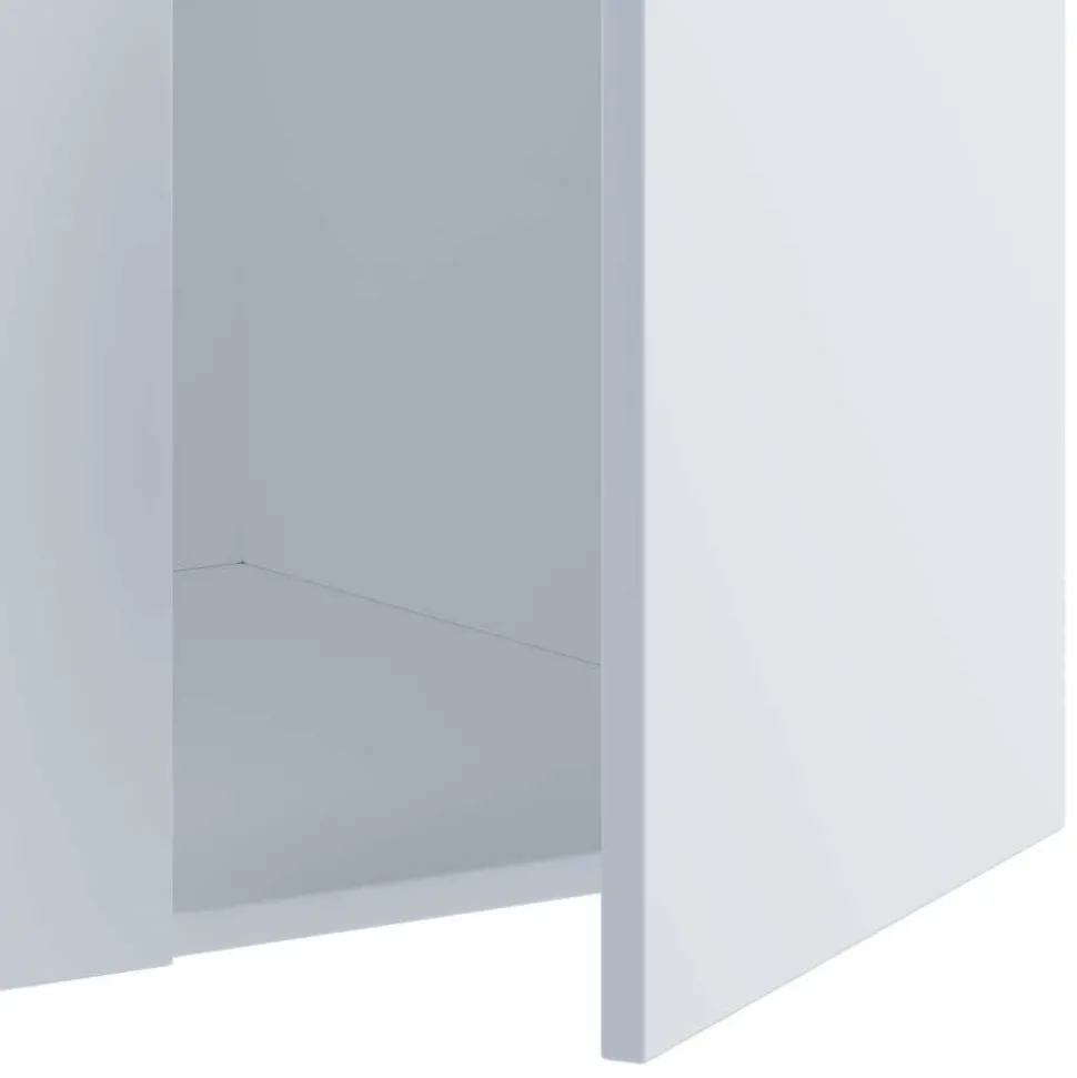 Weiße Waschkommode für die Wandmontage - Ziovarica