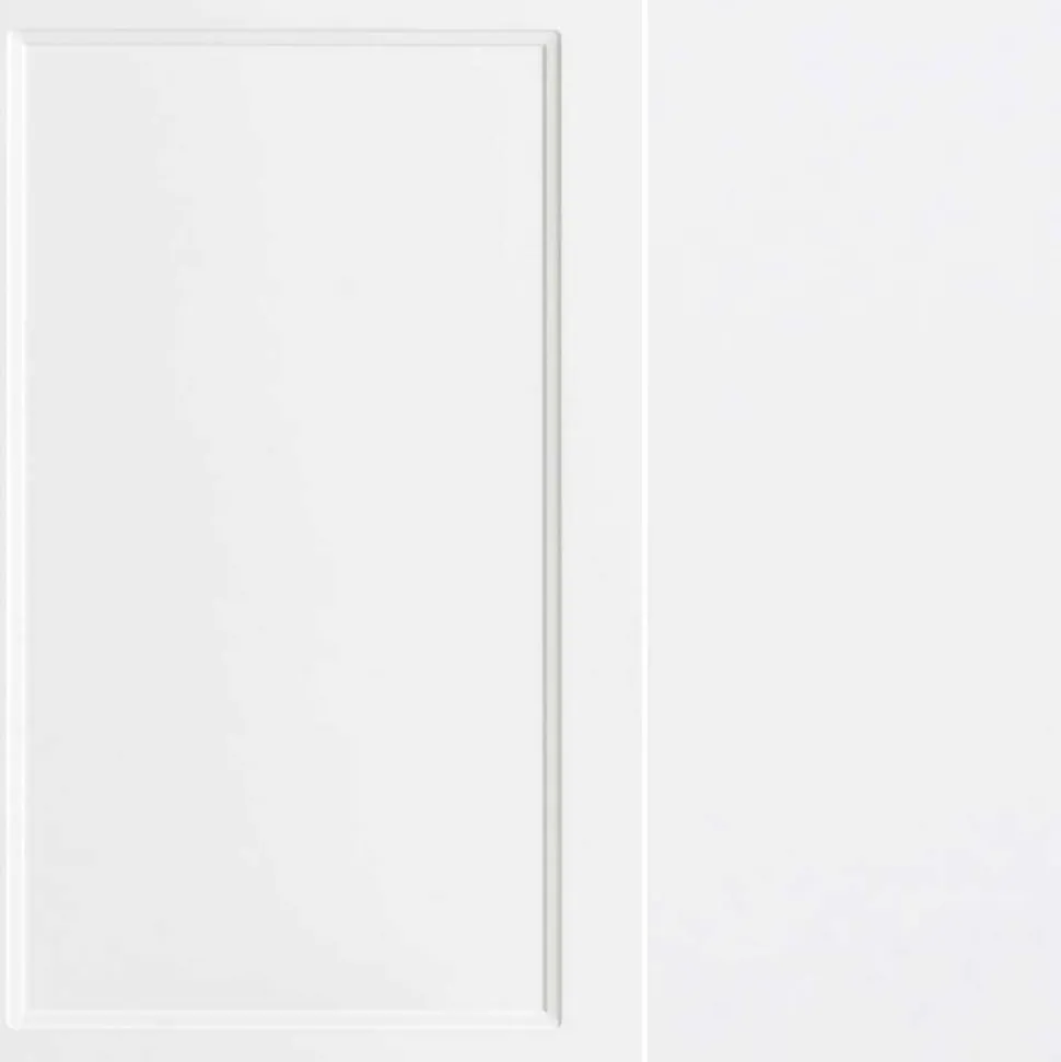 Weiße Waschtischkonsole mit Einlassbecken - Gyatso