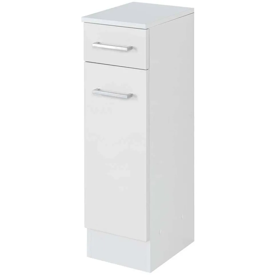 Weißer Badschrank mit Sockel Fuß - Skiranov I