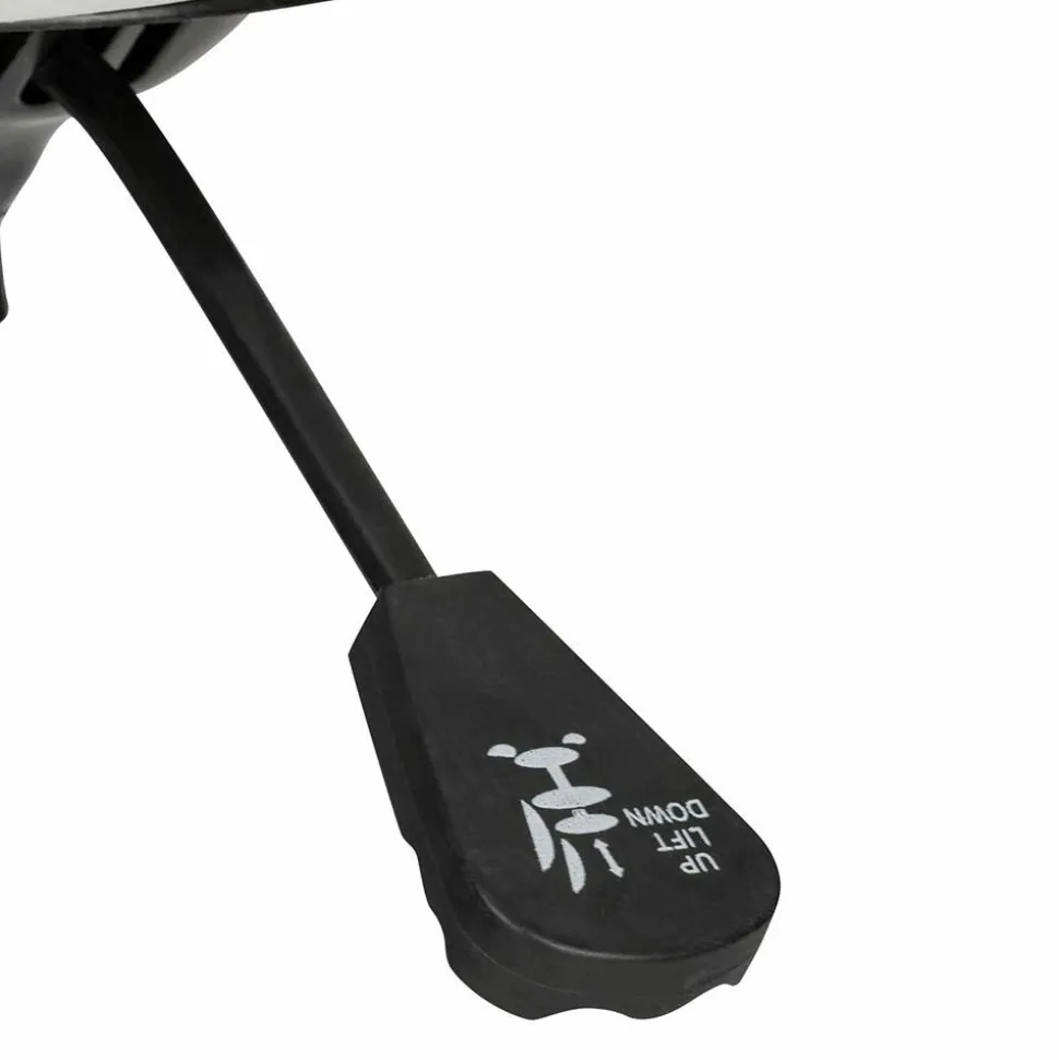 Weißer Drehstuhl mit Kunstleder Schalensitz - Chiloena