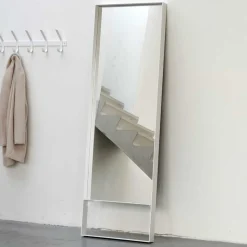Weißer Ganzkörperspiegel 60x190x8 cm - Kalinca