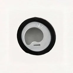 Weißer Garderobenspiegel mit Holzrahmen - Axdonira