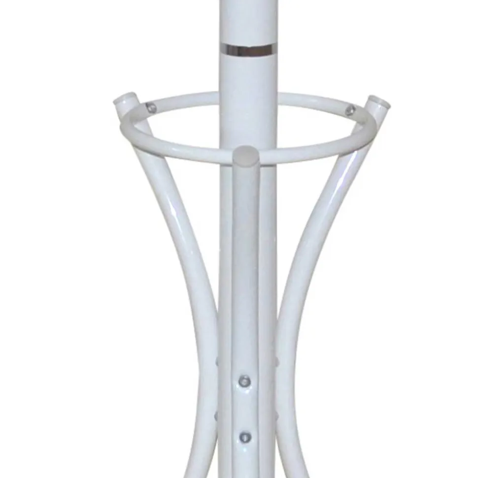 Weißer Garderobenständer aus Metall - Laxela