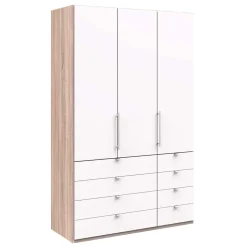 Weißer Kleiderschrank Made in Germany - Vaclyn