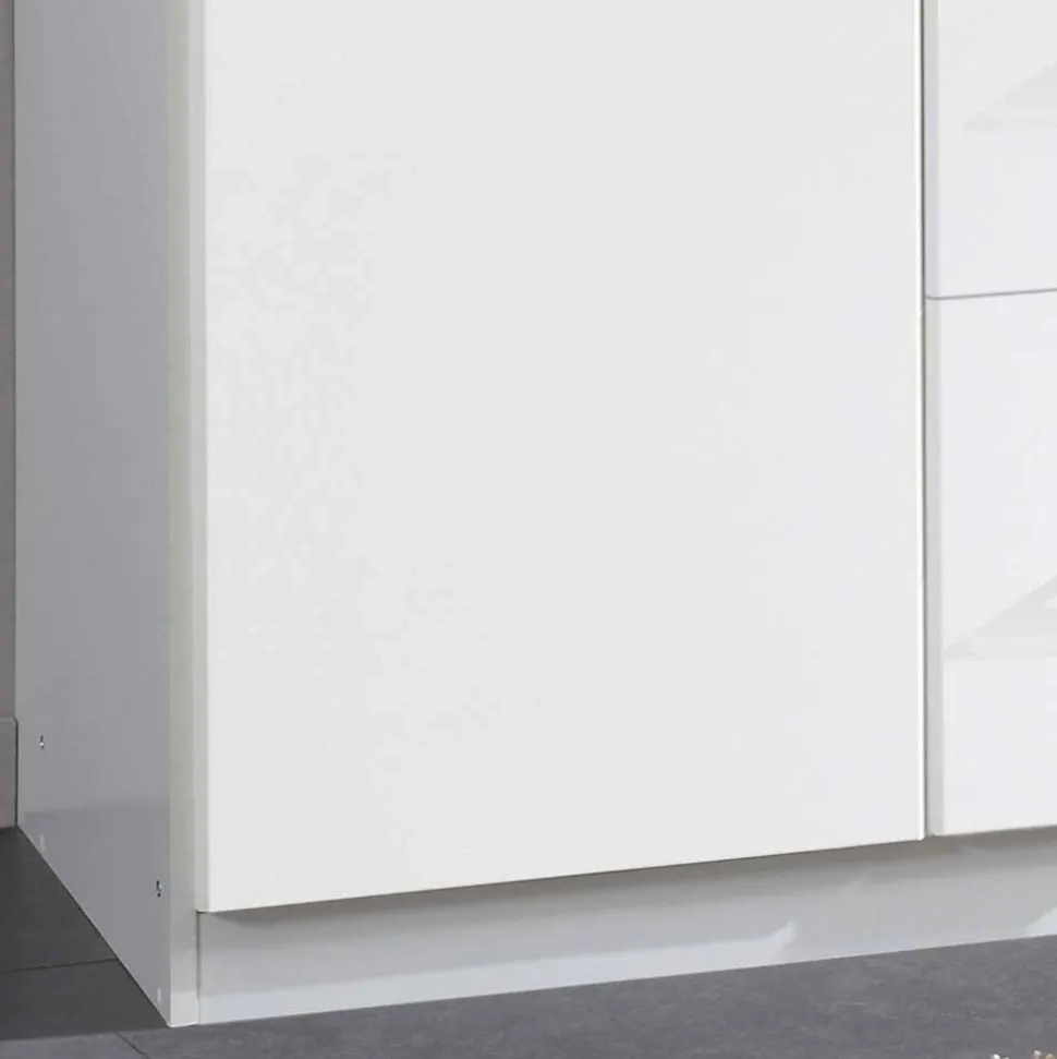 Weißer Kleiderschrank mit Spiegel - 179x199x58 cm - Venture