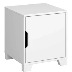 Weißer Nachtschrank im Skandi Design - Naidlas