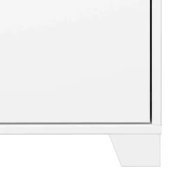 Weißer Nachtschrank im Skandi Design - Naidlas