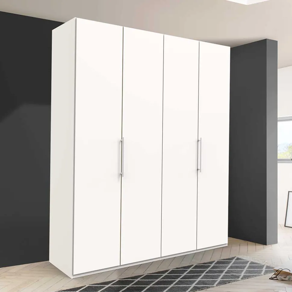Weißer Schlafzimmer Kleiderschrank mit Falttüren - Donpiave