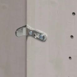 Weißer Schlafzimmerschrank 4-türig & 3 Schubladen - Flinn I