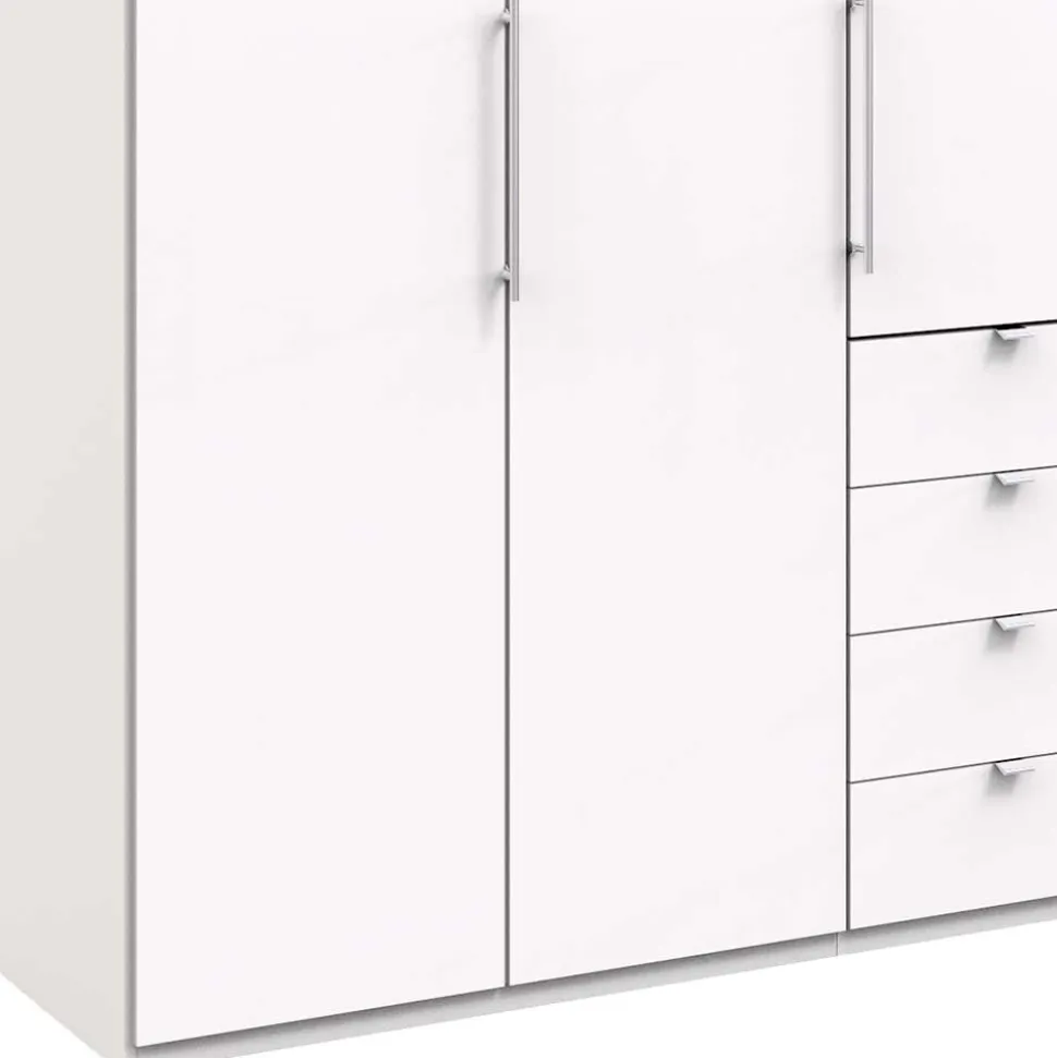 Weißer Schrank für Kleidung mit Falttüren - Donpiave