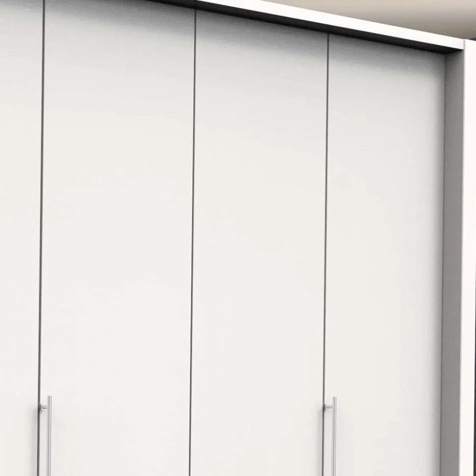 Weißer Schrank für Kleidung mit Falttüren - Donpiave