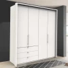 Weißer Schrank fürs Schlafzimmer in modernem Design - Donpiave