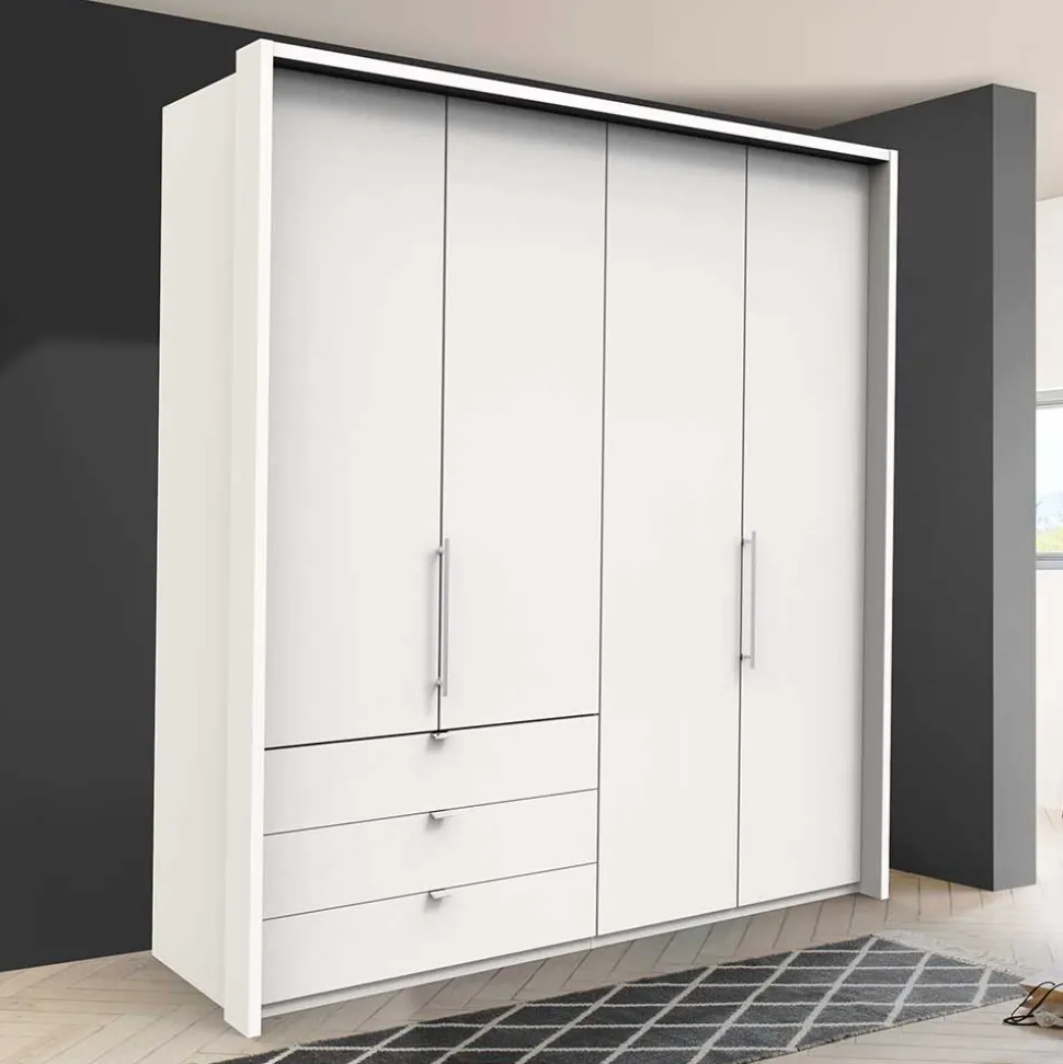 Weißer Schrank fürs Schlafzimmer in modernem Design - Donpiave
