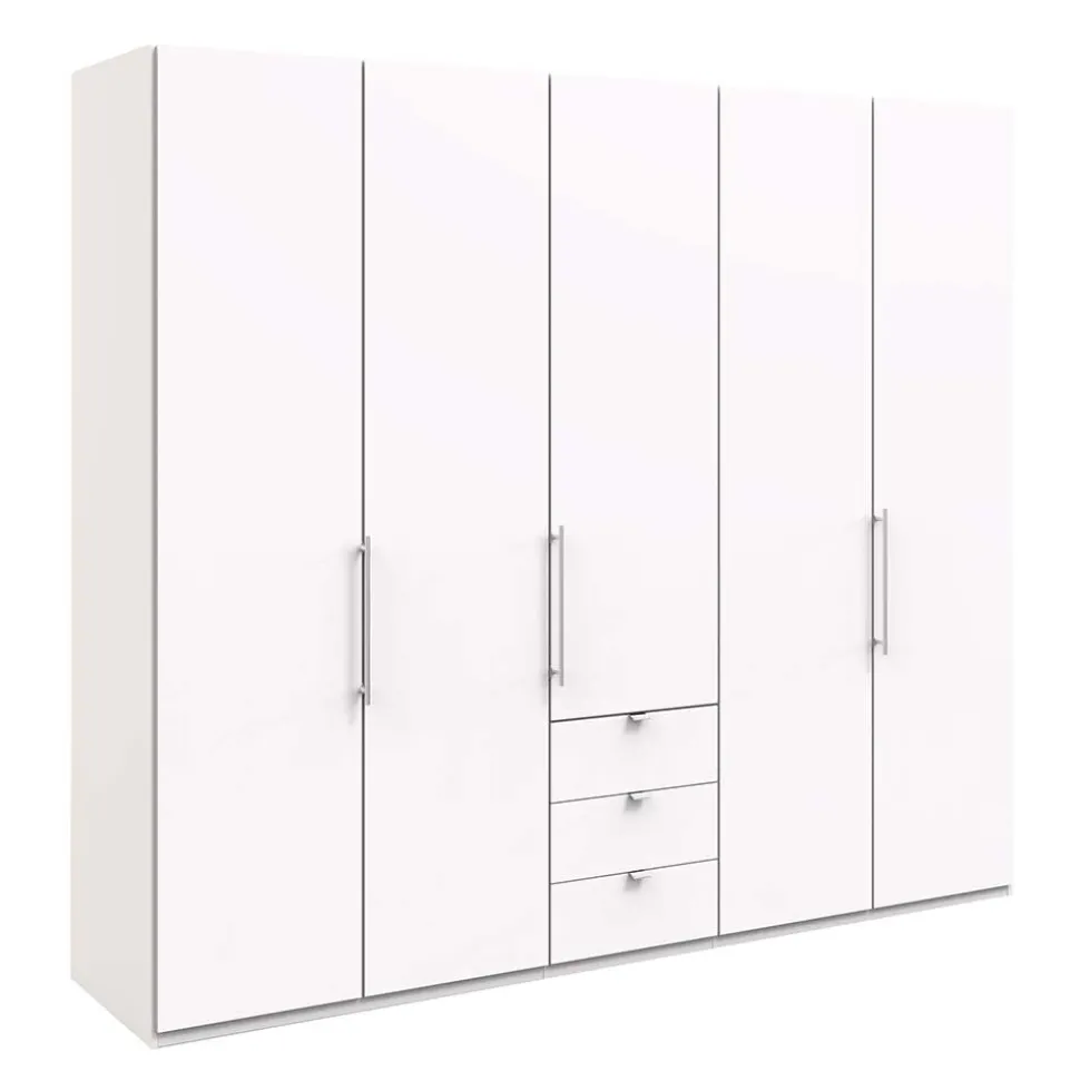 Weißer Schrank mit zwei Falttüren & Tür - Donpiave