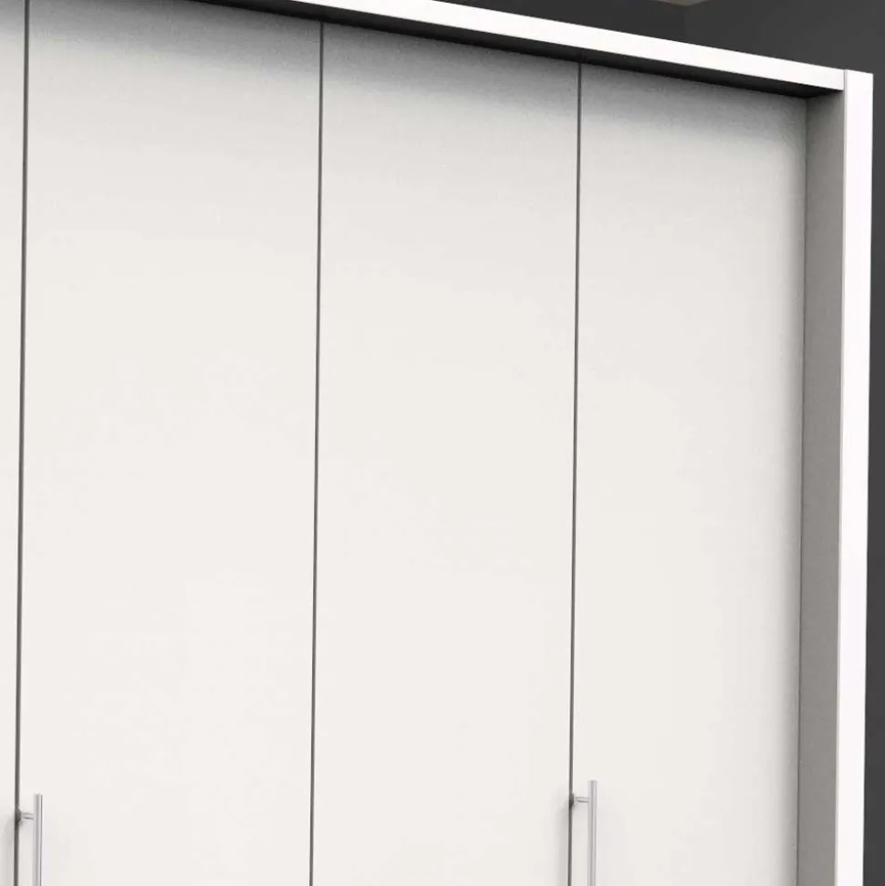 Weißer Schrank mit zwei Falttüren & Tür - Donpiave