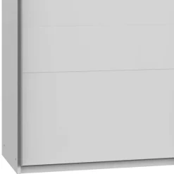 Weißer Schwebetürenschrank 179 cm breit - Ordinia