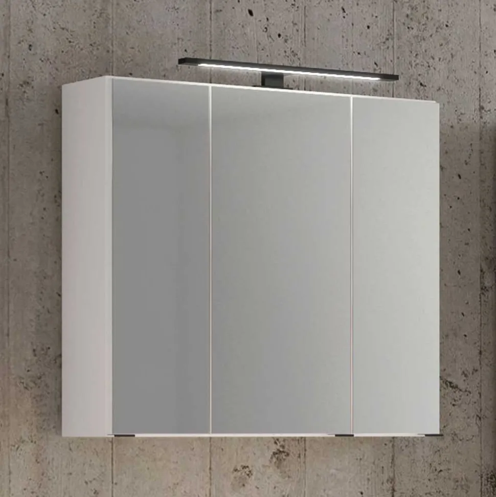 Weißer Spiegelschrank fürs Badezimmer - Maney