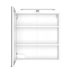 Weißer Spiegelschrank 1-türig - Enwicos