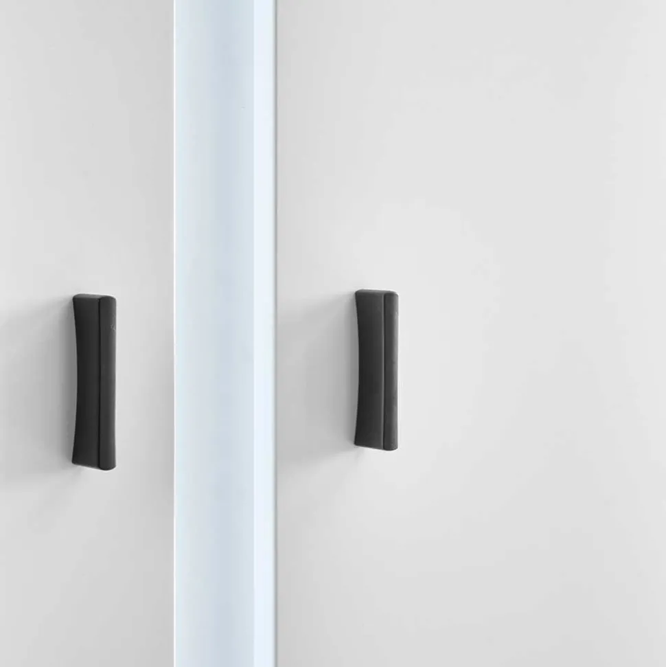 Weißer Vitrinenschrank mit LED Beleuchtung - Tirol