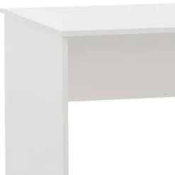 Weißer Winkel Schreibtisch mit Regal - Empire